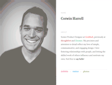 Tablet Screenshot of corwinharrell.com